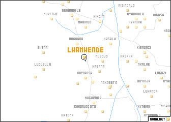 map of Lwamwende