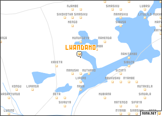 map of Lwandamo