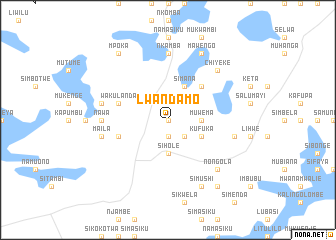 map of Lwandamo