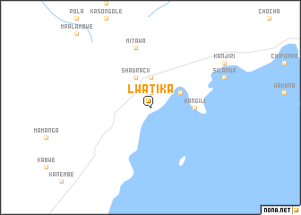 map of Lwatika