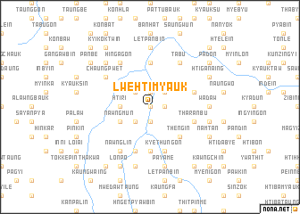 map of Lwehti Myauk