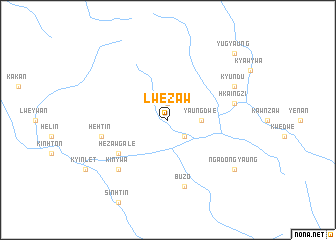 map of Lwezaw