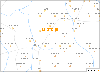 map of Lwotoma