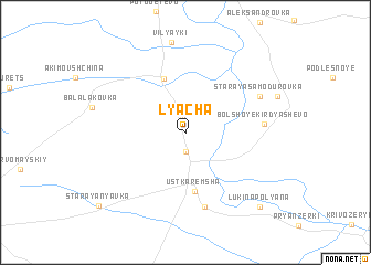 map of Lyacha