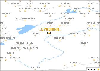 map of Lyadinka