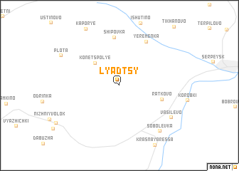 map of Lyadtsy