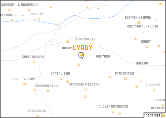 map of Lyady