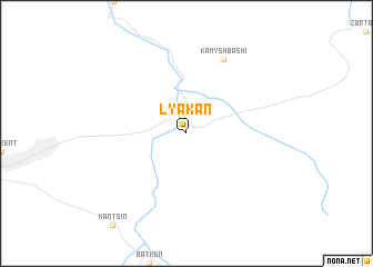 map of Lyakan