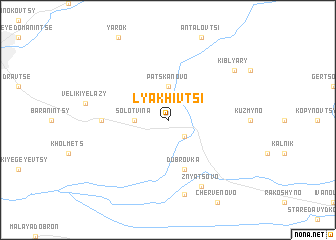 map of Lyakhivtsi