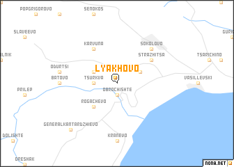 map of Lyakhovo