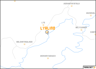 map of Lyalino