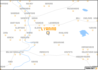 map of Lyanino