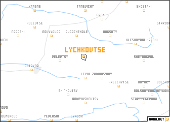 map of Lychkovtse