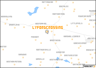 map of Lyford Crossing