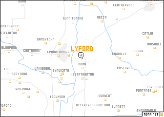 map of Lyford