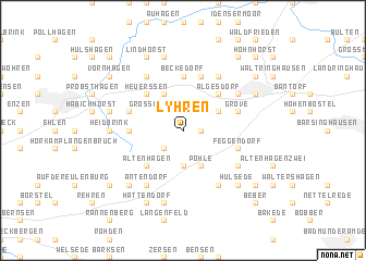 map of Lyhren