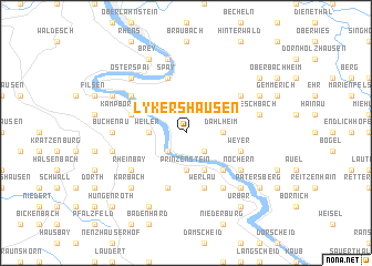 map of Lykershausen