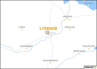 map of Lykhivka