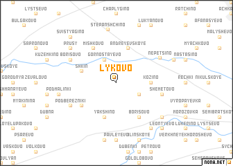 map of Lykovo