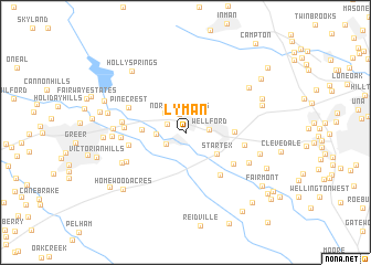 map of Lyman
