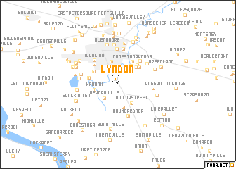 map of Lyndon