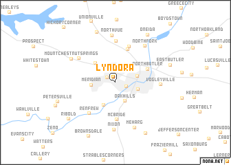 map of Lyndora