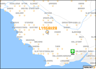 map of Lyngåkra