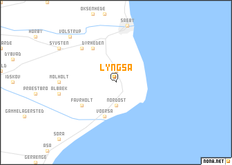 map of Lyngså