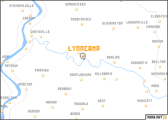 map of Lynn Camp