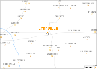 map of Lynnville