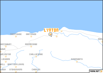 map of Lynton