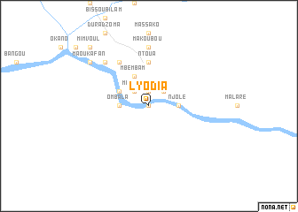 map of Lyodia