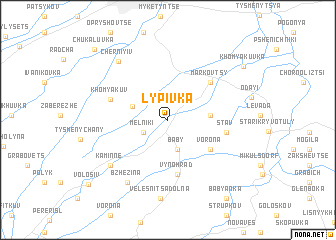 map of Lypivka