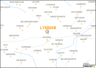 map of Lysovka