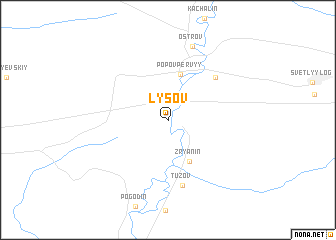 map of Lysov