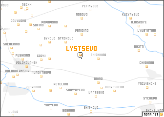 map of Lystsevo
