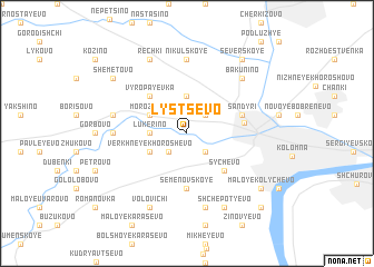 map of Lystsevo