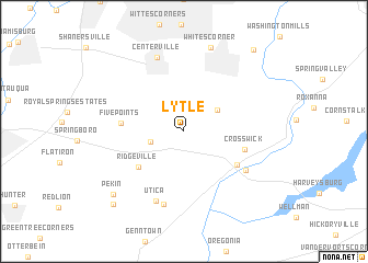 map of Lytle