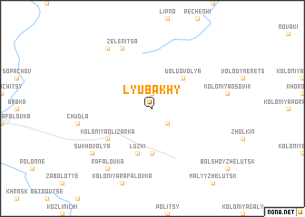 map of Lyubakhy