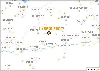 map of Lyubalevo