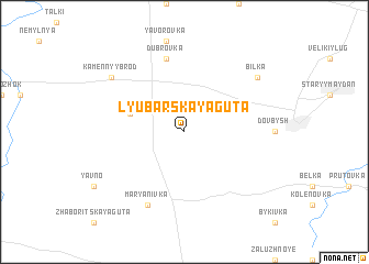 map of Lyubarskaya Guta