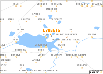 map of Lyubets