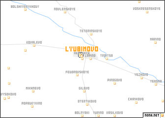 map of Lyubimovo