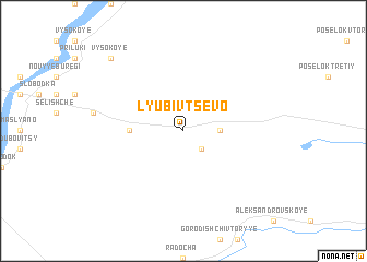map of Lyubivtsevo