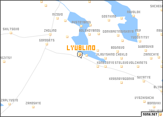 map of Lyublino