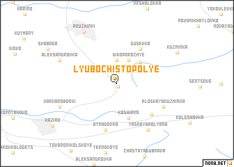 map of Lyubo-Chistopol\