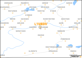 map of Lyuboni