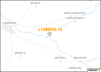 map of Lyubopol\