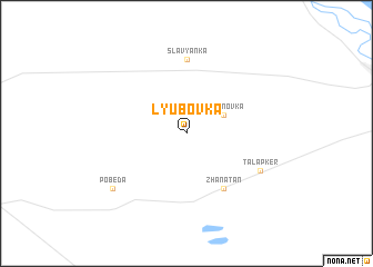 map of Lyubovka