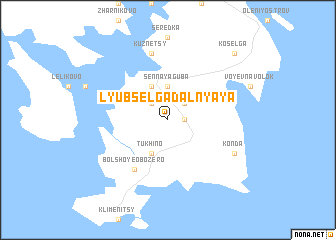 map of Lyubsel\